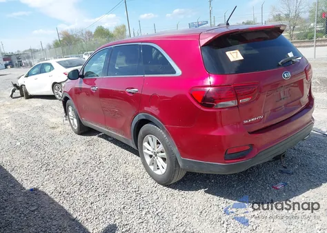 2019 Kia Sorento Lx z USA, uszkodzony, nr VIN 5XYPGDA52KG487940